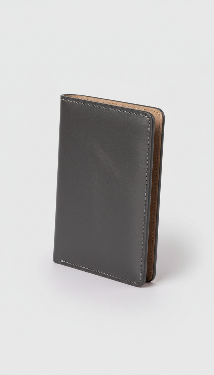 A leather passport holder
